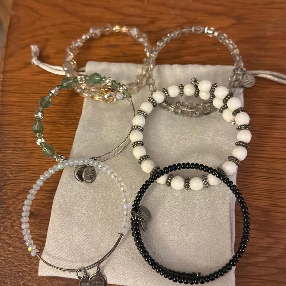 Alex and Ani 6 bracelets